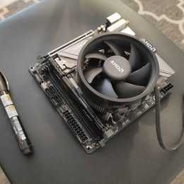 Placa baza Gigabyte, CPU Amd Ryzen, 32gb rami,)