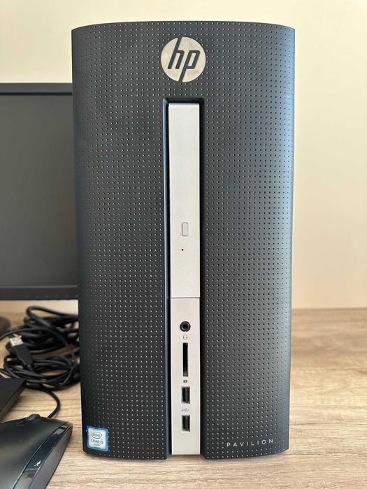 Sistem Desktop HP Pavilion + Tastatura + Mouse + Monitor Asus