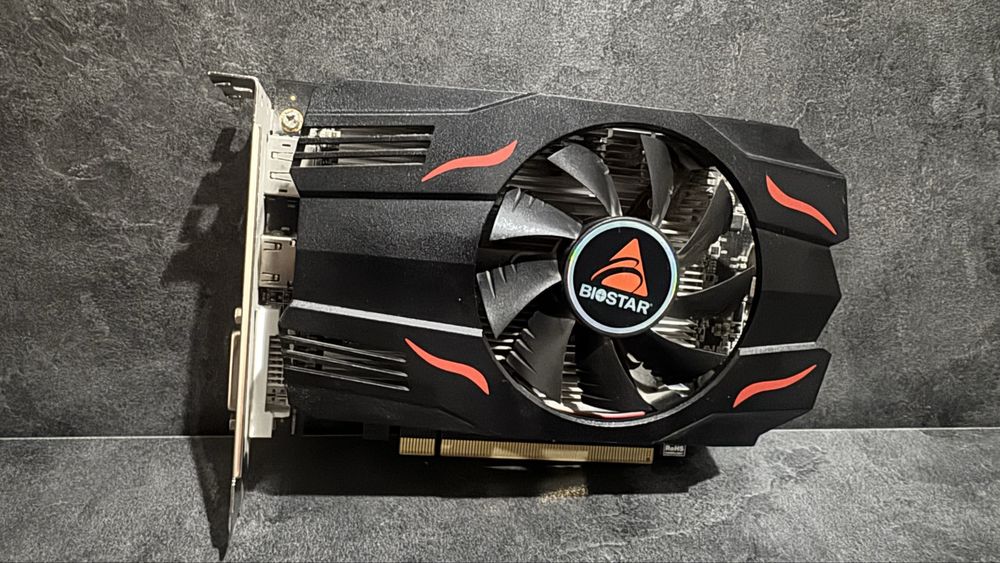 Biostar Rx550 2Gb в отоичном состоянии