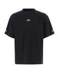 Мъжка тениска Balenciaga 3B Logo-Embroidered Skiwear Black T-shirt