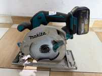 Fierastrau circular, Makita, 165 mm, 18V, 2x5 Ah, Verde -P-