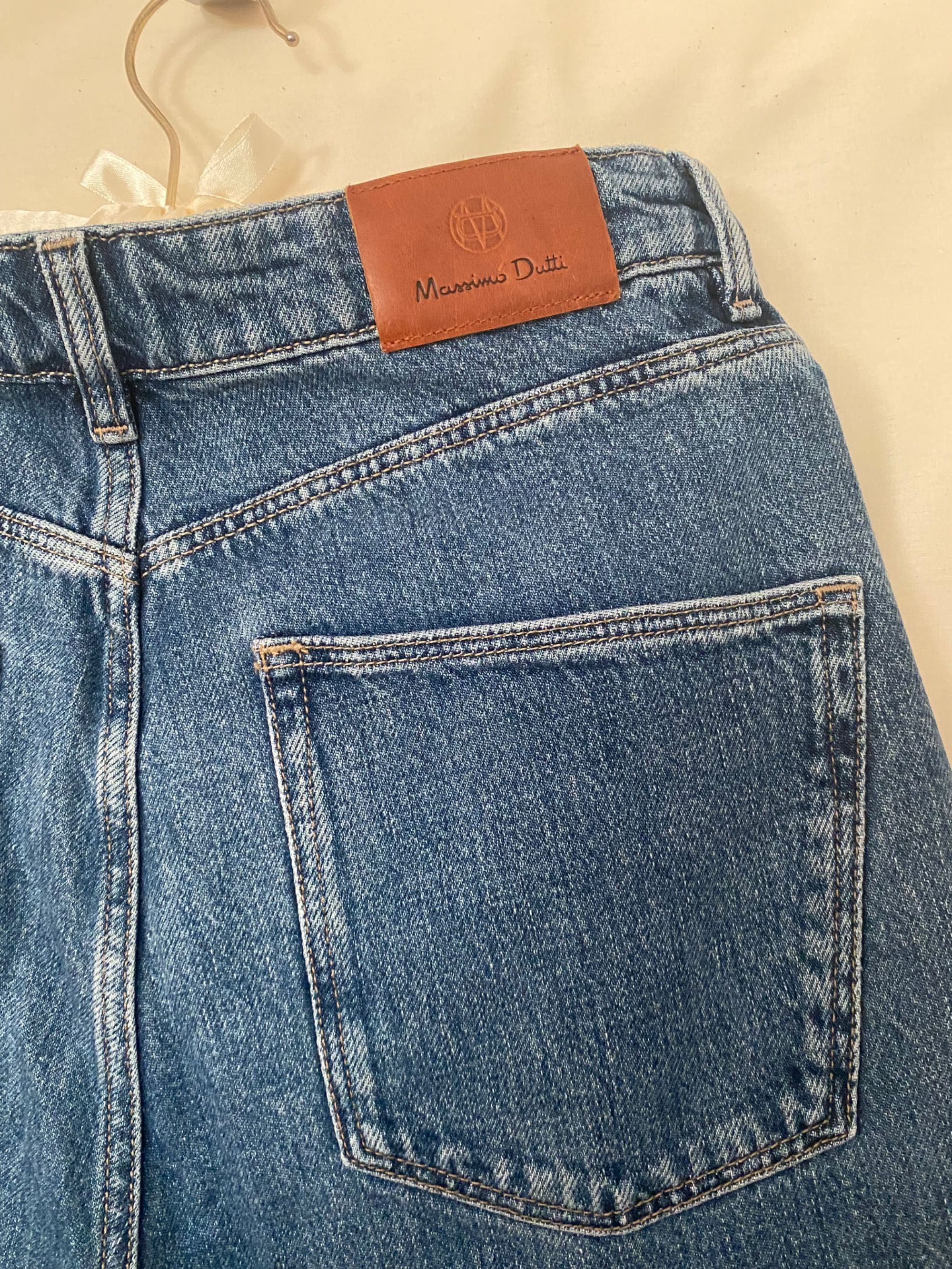 Дънки Massimo Dutti, 38 размер, широк модел