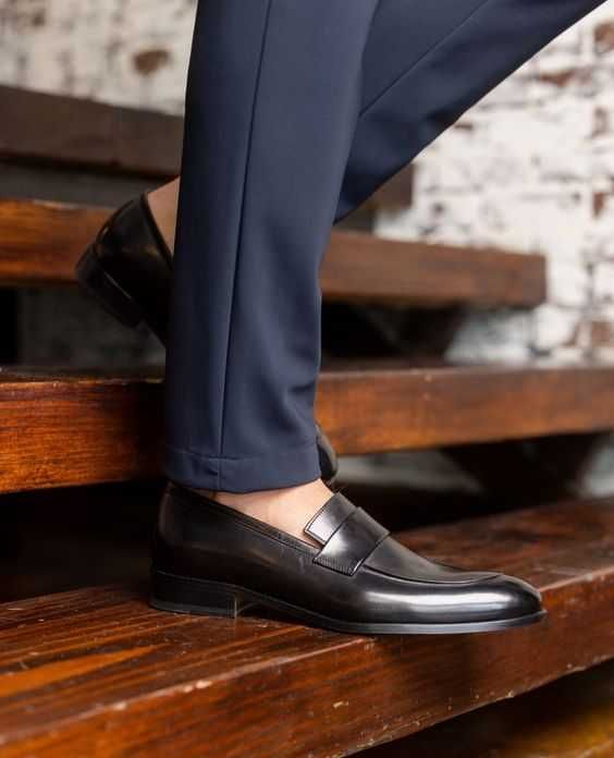 Pantofi loafer de lux 41.5 42 lucrati manual Pakerson piele naturala