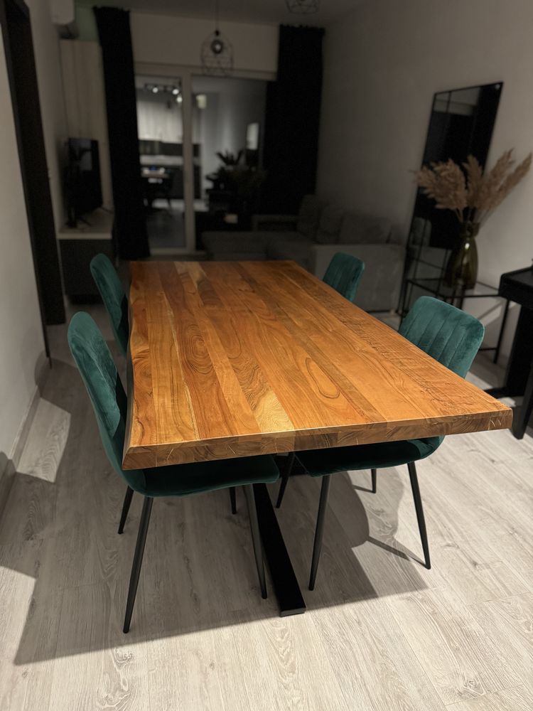 Masa Living. Culoare lemn acacia, lungime 180/latime90/inaltime76