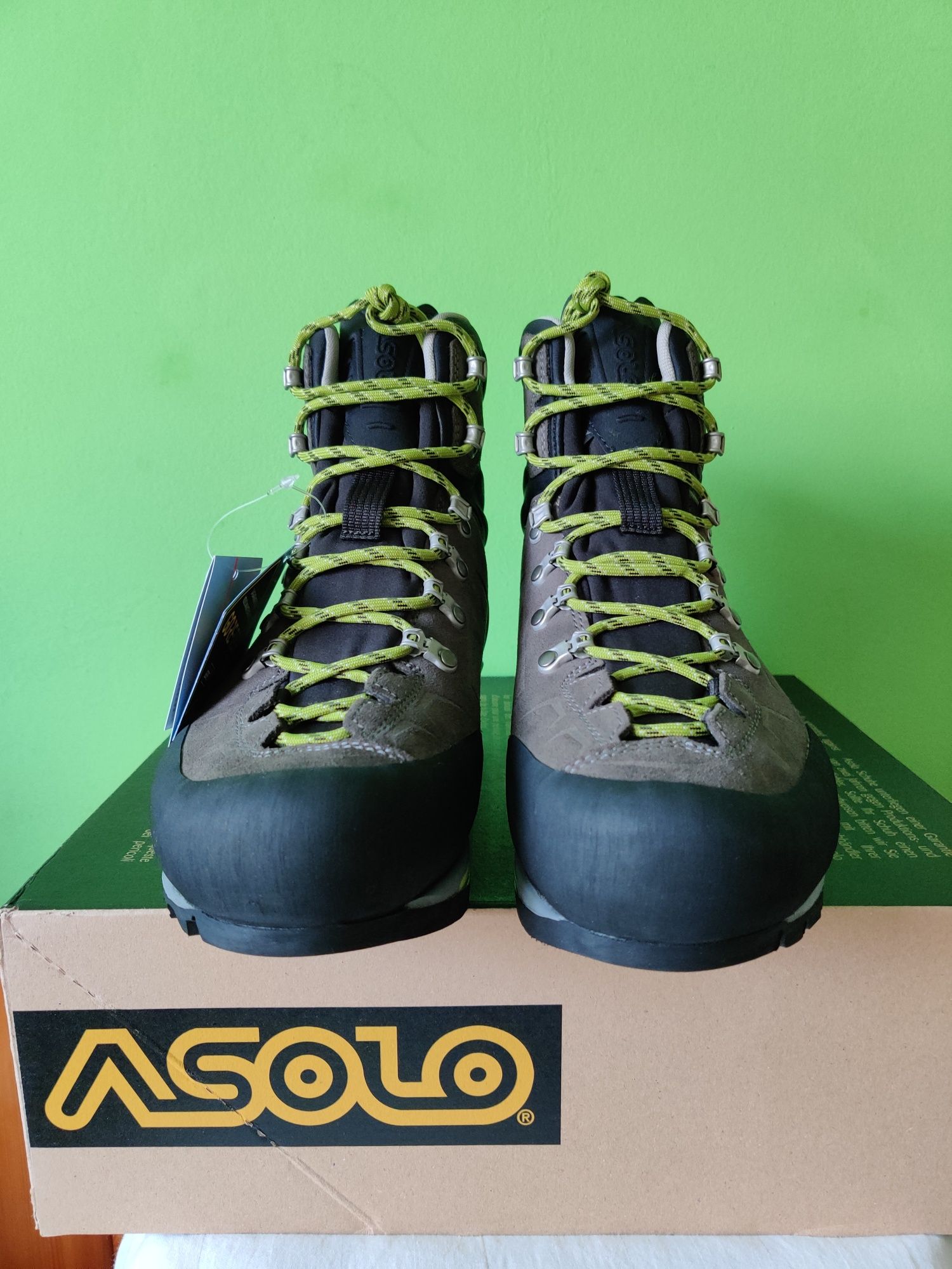 Bocanci ASOLO GTX, Noi în cutie,munte,drumetie,trek,ski,iarna,hike