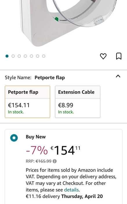 Usa batanta pisici, usa pisici sau caini - PetSafe Petporte Smart Flap