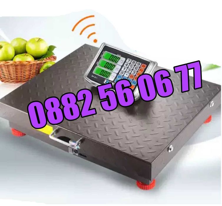Безжичен кантар до 600 кг, електронна безжична везна до 600 кг