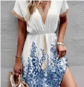 Лятна рокля с цветя