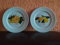 Двойка десертни порцеланови чинии