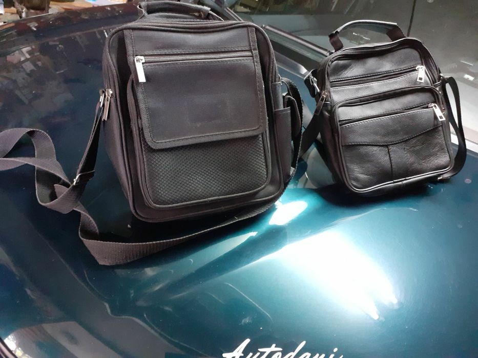 Две кожени чанти много запазени