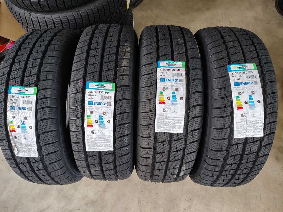 4бр.НОВИ всесезонни гуми MILEVER 225 70 15C DOT25 цена за брой