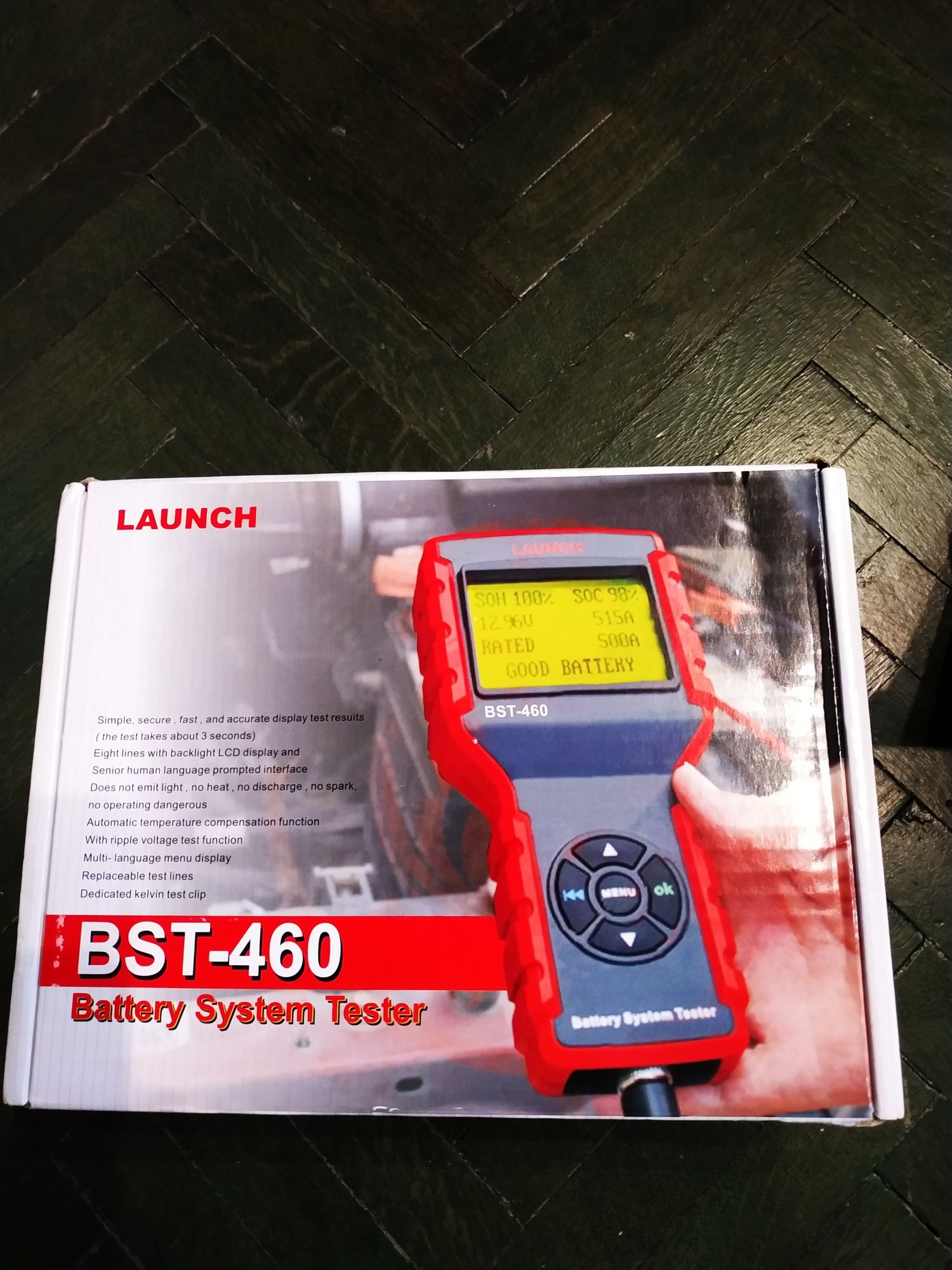 Tester Baterii, Eletromotor, Auto, model profesional Launch Bst460