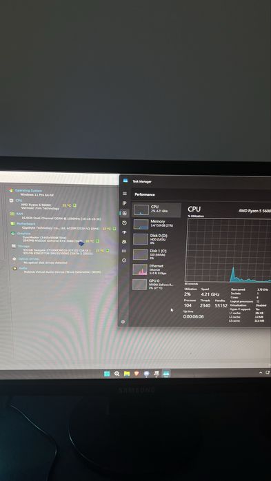 PC Gaming Ryzen 5 5600x RTX 3080