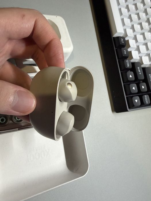 Наушники Sony WF-1000XM5 серый