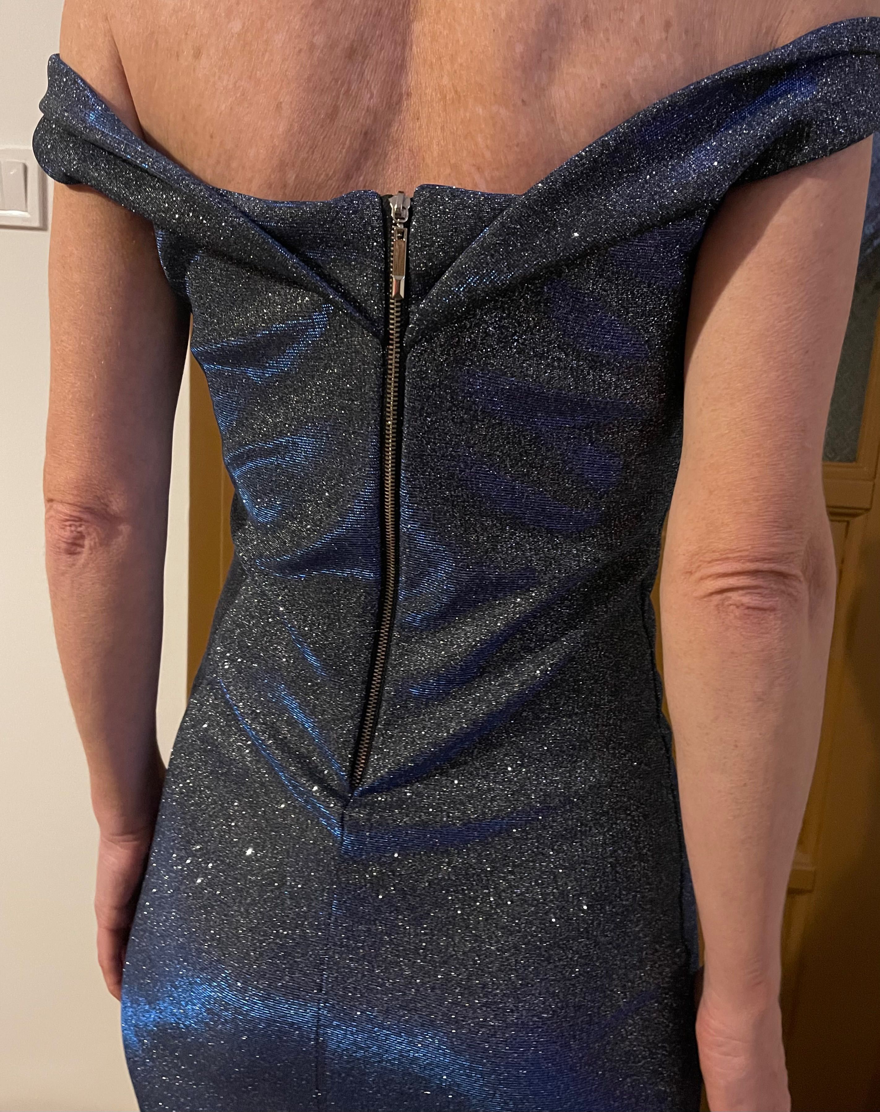 Rochie gri elegantă