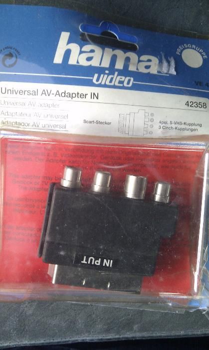 Adaptor scart video Hama sigilat