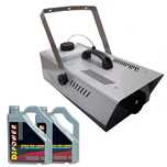 Set mașină de fum profesionala  si lichid 9 l, telecomanda, 2000 KV