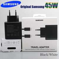 Incarcator + cablu original Samsung 45w Superfast Charge 2.0