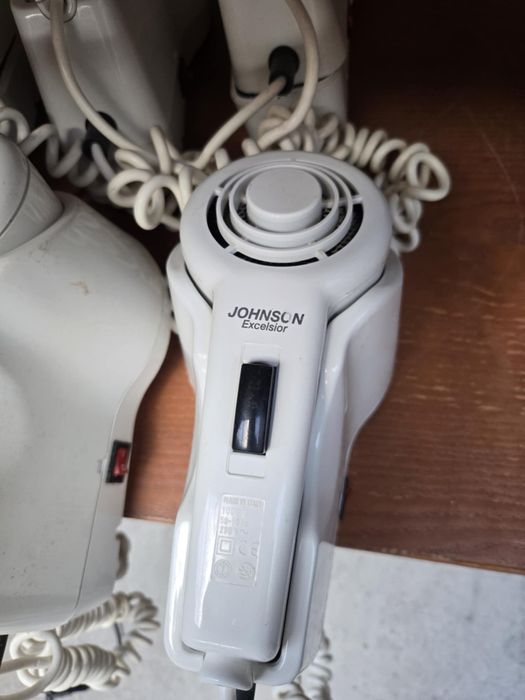 Сешоар за коса, Johnson Excelsior, Бял, 1000W