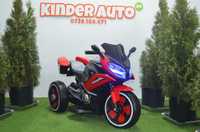 Motocicleta electric cu 3 roti BJ618 2x30W cu Music player #RED