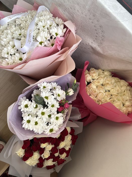 Цветы свежие букеты