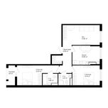 3-xonali xonadonlar | 3-комнатные квартиры ЖК Harizma - Golden House
