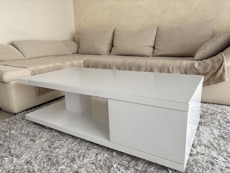 Vand masuta living alba - MDF