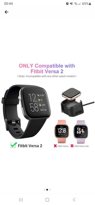 Cablu si dock de incarcare OEM pentru smartwatch Fitbit Versa 2 2019