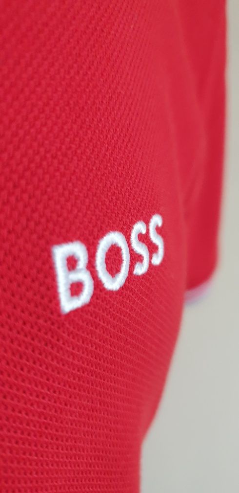 Hugo Boss Paddy Pique Cotton Regular Fit / S НОВО! ОРИГИНАЛНА Тениска!