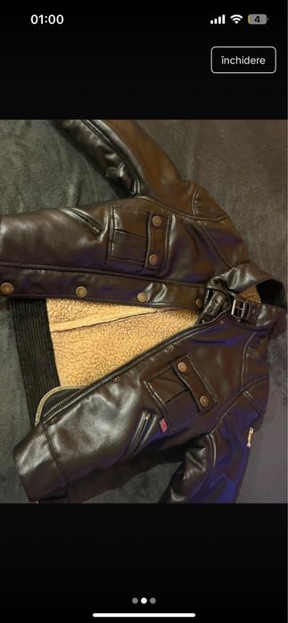 Geaca belstaff, piele