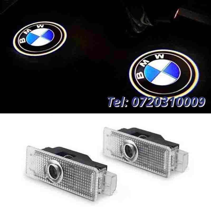 Set 2 Holograme Led Usi Portiera Logo Sigla Bmw E60 E90 F10 320 520 X