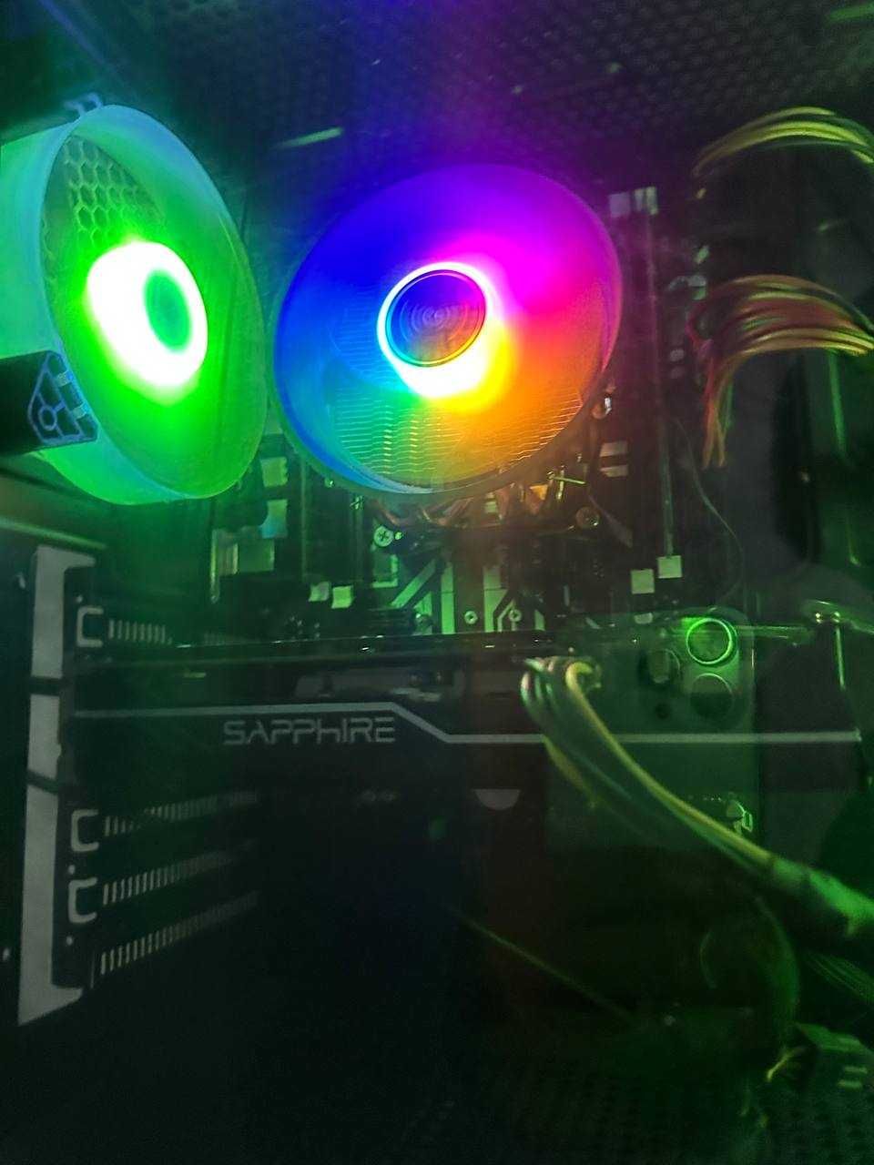 Мощный игровой кейс - RX580 8gb + X99 + 2666v3 + 32 gb ram