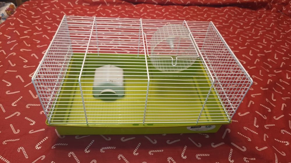 Cușcă hamsteri Ferplast+rotita+adăpost