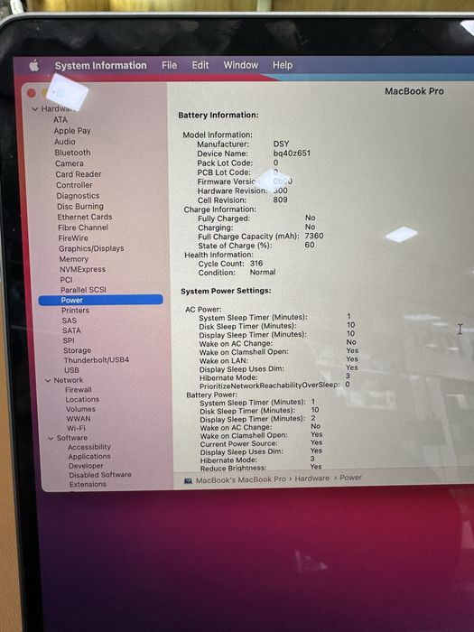 MacBook Pro 16 inch 32 gb Ram