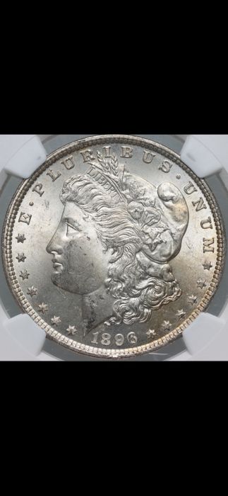 Морган долар 1896 MS63