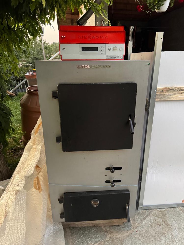 Centrala termica viessmann vitoligno 100