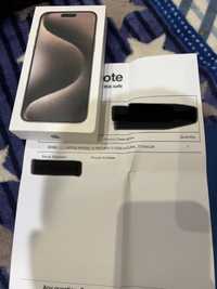 Iphone 15 pro max , Natural Titanium 512 GB (Sigilat )