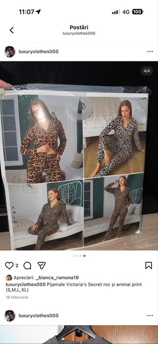 Pijamale VS marimea S si M