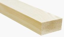 Брус из сосны, сухой, строганный, размер 30x50, длина 2 метра