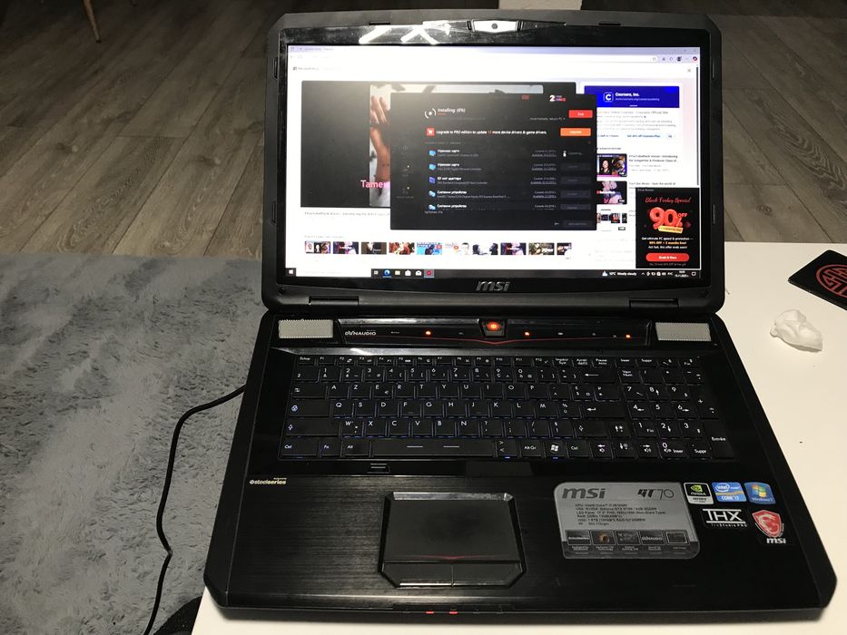 Лаптоп msi gt 70, проблема с панта