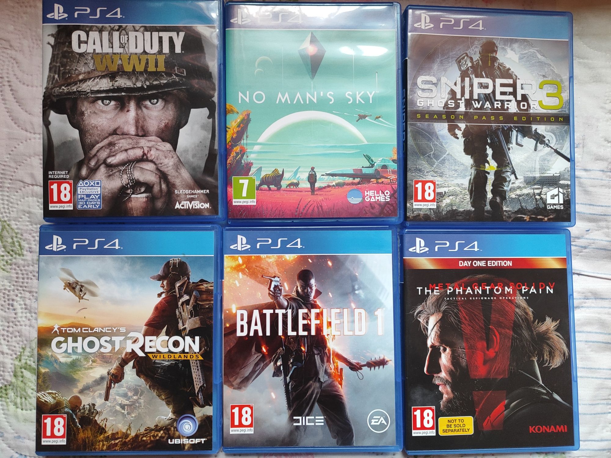 Дискове за PS4 + един за РS3