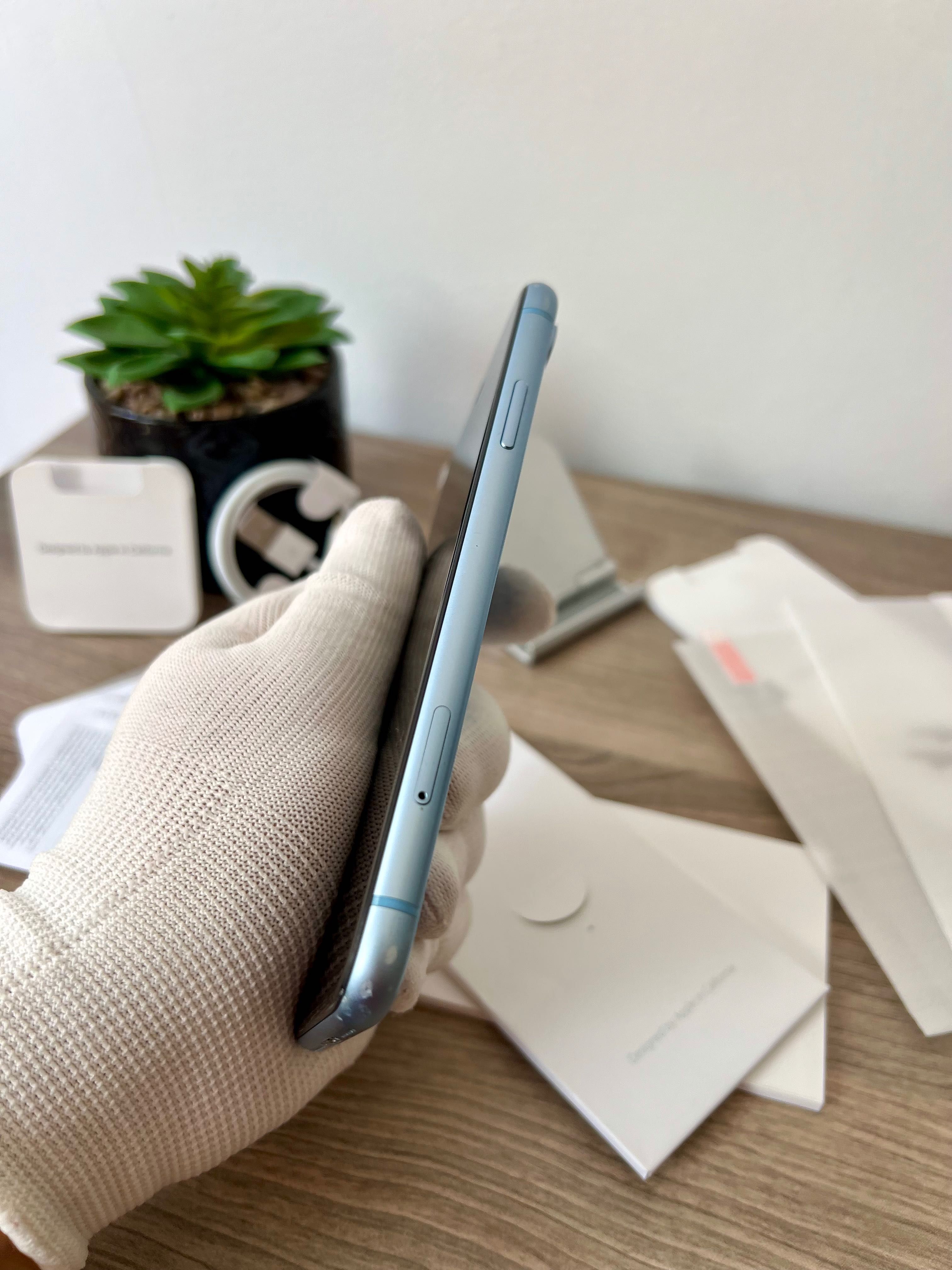 iPhone Xr, 128GB, Blue, 100% батерия, ОТЛИЧЕН, ГАРАНЦИЯ!