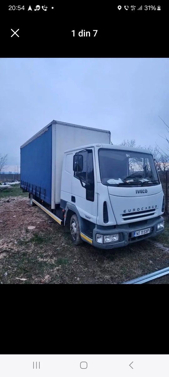 Iveco Eurocargo 2006 7.5t, lift, dormitor, pregatita de drum