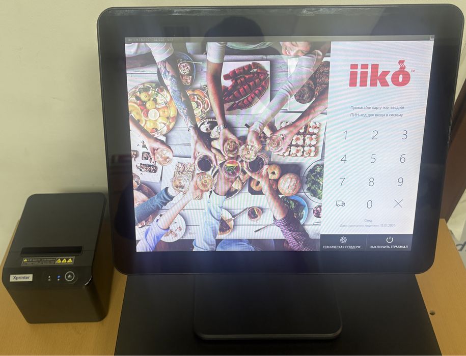 Pos терминал кассовый аппарат для программ iiko r keeper paloma365