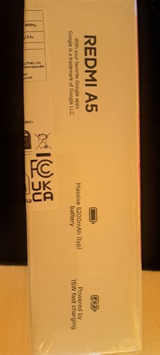 XIAOMI Redmi A5, 128GB, 4GB RAM, Dual SIM, Midnight Black, SIGILAT