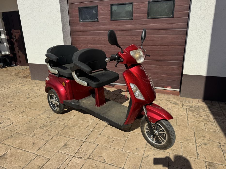Tricicleta Electrica, cu 2 locuri, fara permis,  Motor 1000W