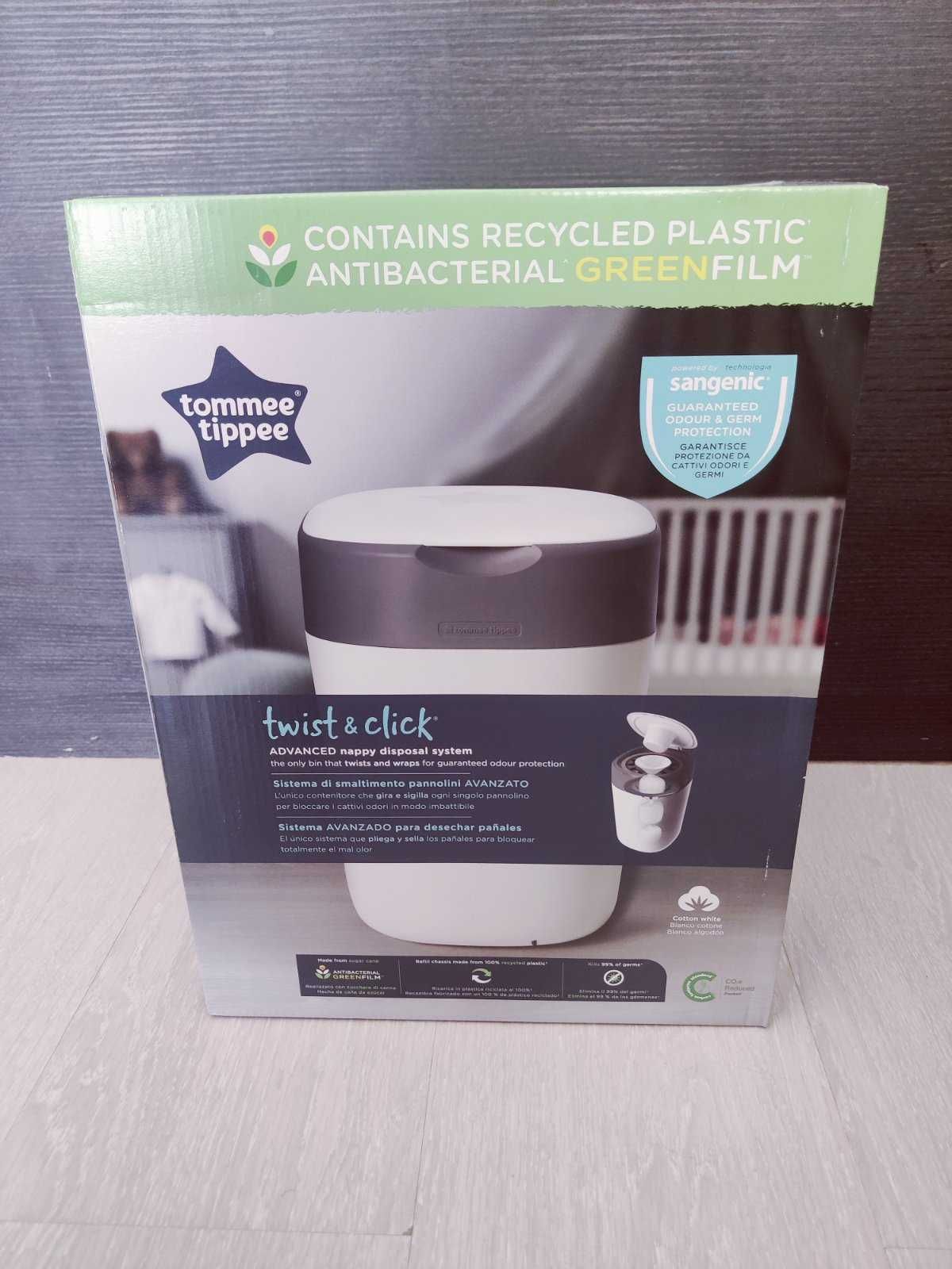 Tommee Tippee Хигиенен кош за памперси Twist&Click + 1 бр касета