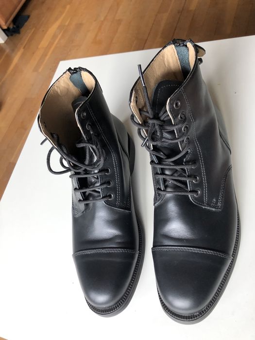 Боти Обувки за езда номер 42 Fouganza кожени черни