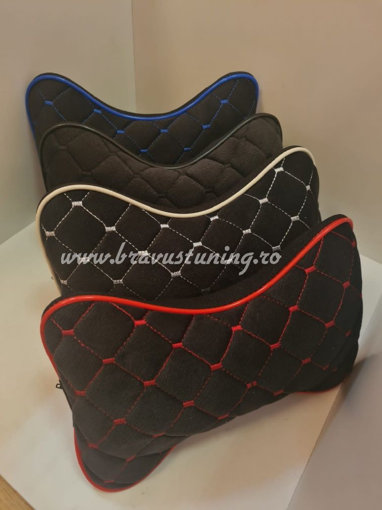 Perne tetiera auto ALCANTARA 2 buc/set CONFORT
