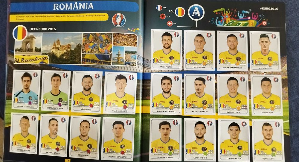 Albume Panini : World cup, Euro , Champions league